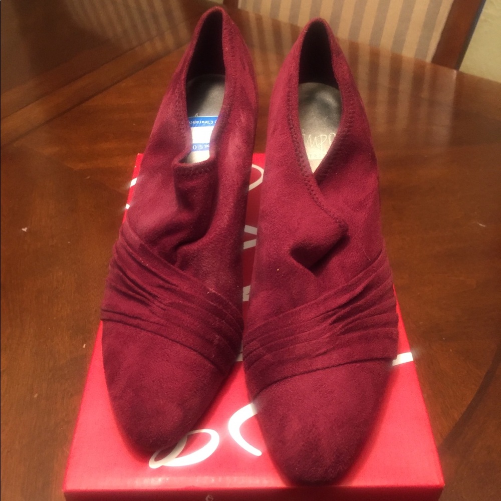 Mauve Suede Heels